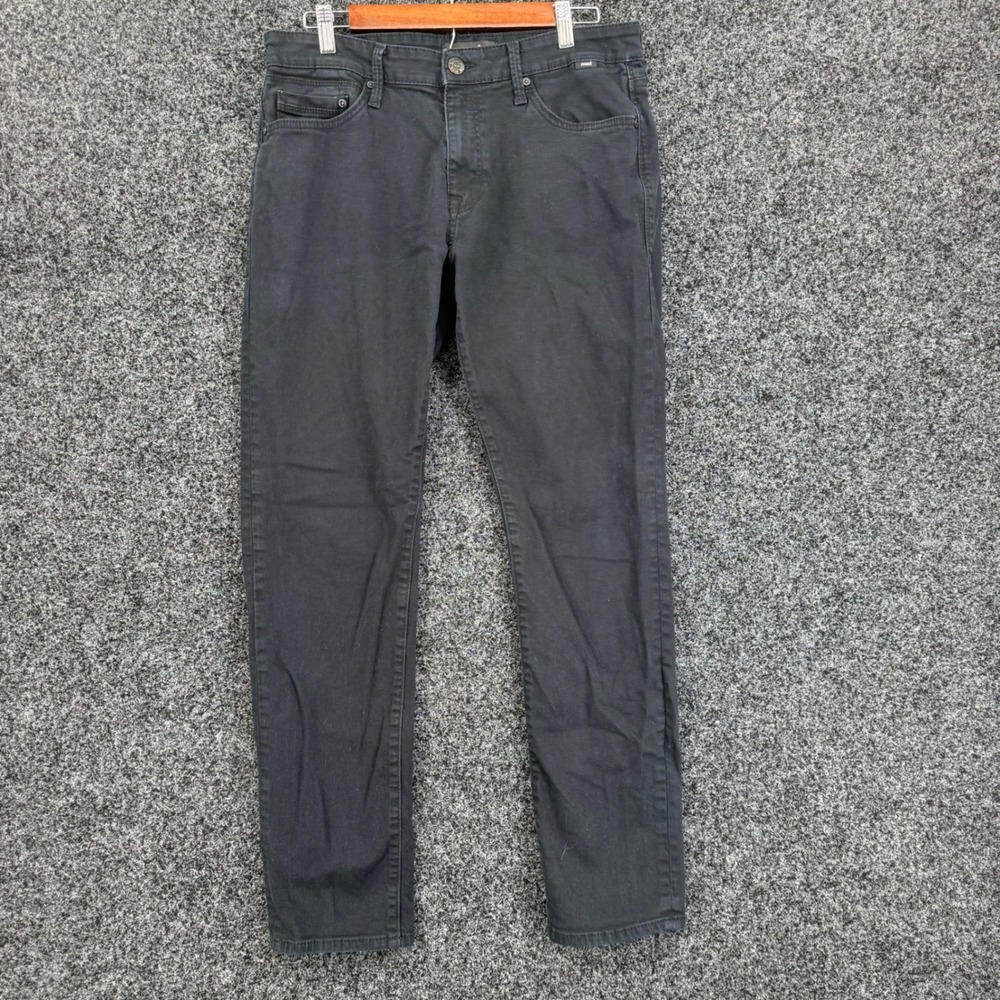 Mavi Jake Slim Leg Jeans Mens 32x31 Black Stretch Cotton Denim Pants